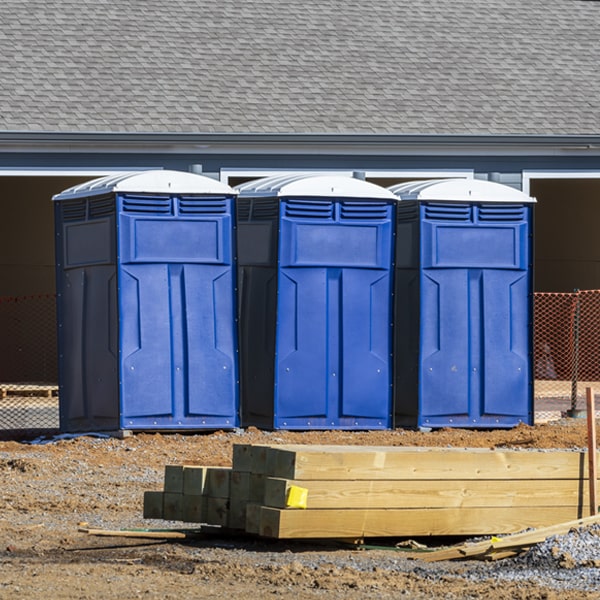 are there any restrictions on what items can be disposed of in the porta potties in Des Moines